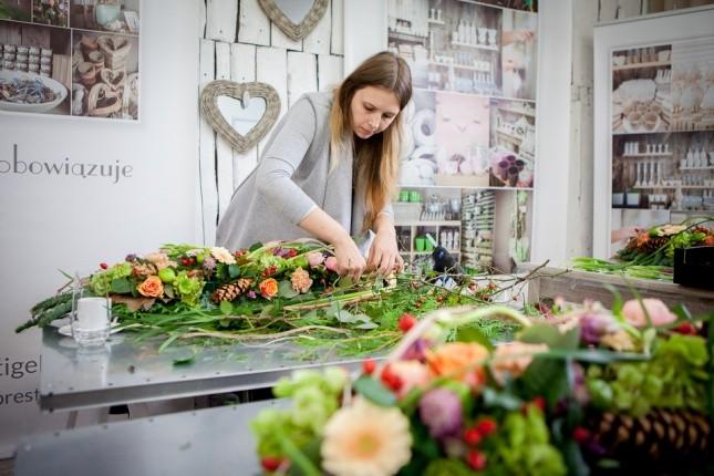 Warsztaty florystyczne Przemek Biegaj