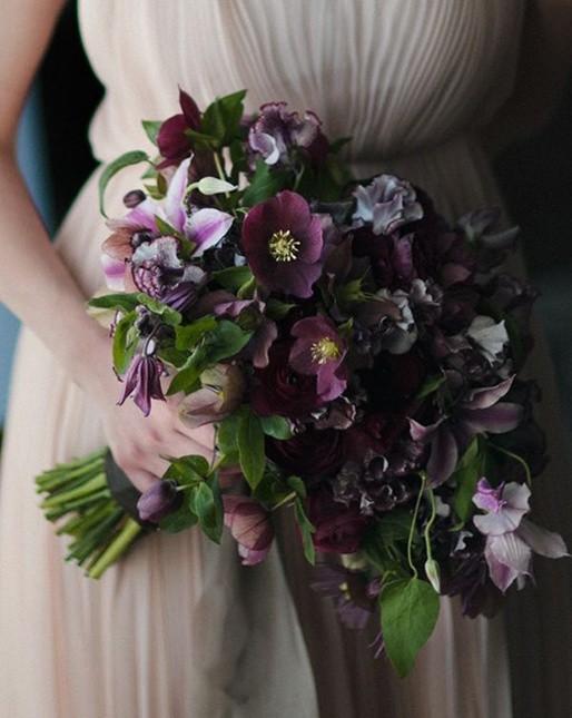 purple-hellebore-bouquet