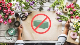 Czy powinniśmy zrezygnować z gąbki florystycznej?