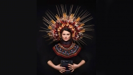 Piękne tradycyjne ukraińskie nakrycia głowy w niezwykłej sesji fotograficznej
