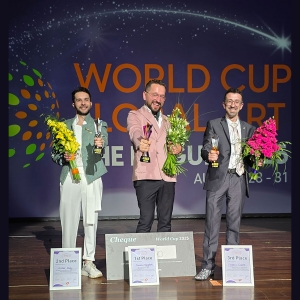 Tomasz Max Kuczyński mistrzem świata we florystyce!!!