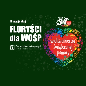 Floryści dla WOŚP - kiedy branża jest naprawdę widoczna